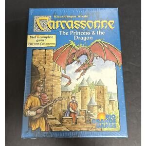Carcassonne The Princess and The Dragon Expansion Set 2005 Sealed Rio Grande